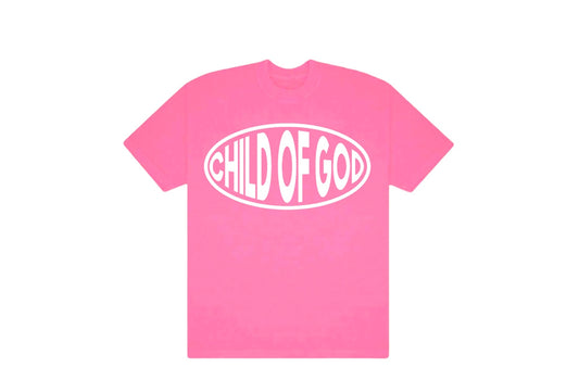 Neon Pink Child of God Tee